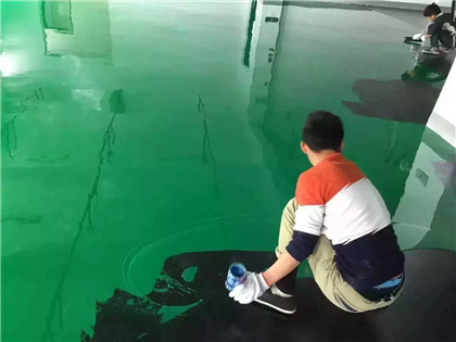 海晏下面给你一份环氧地坪漆施工的完整流程